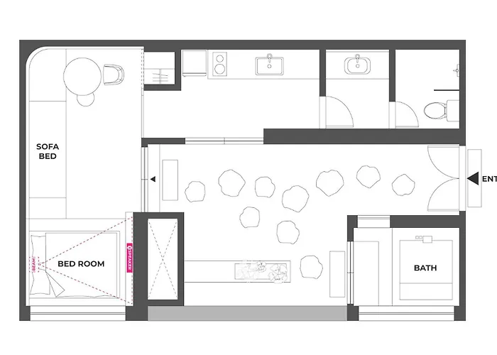 Luxury Hanok Moonlight Hill Appartement